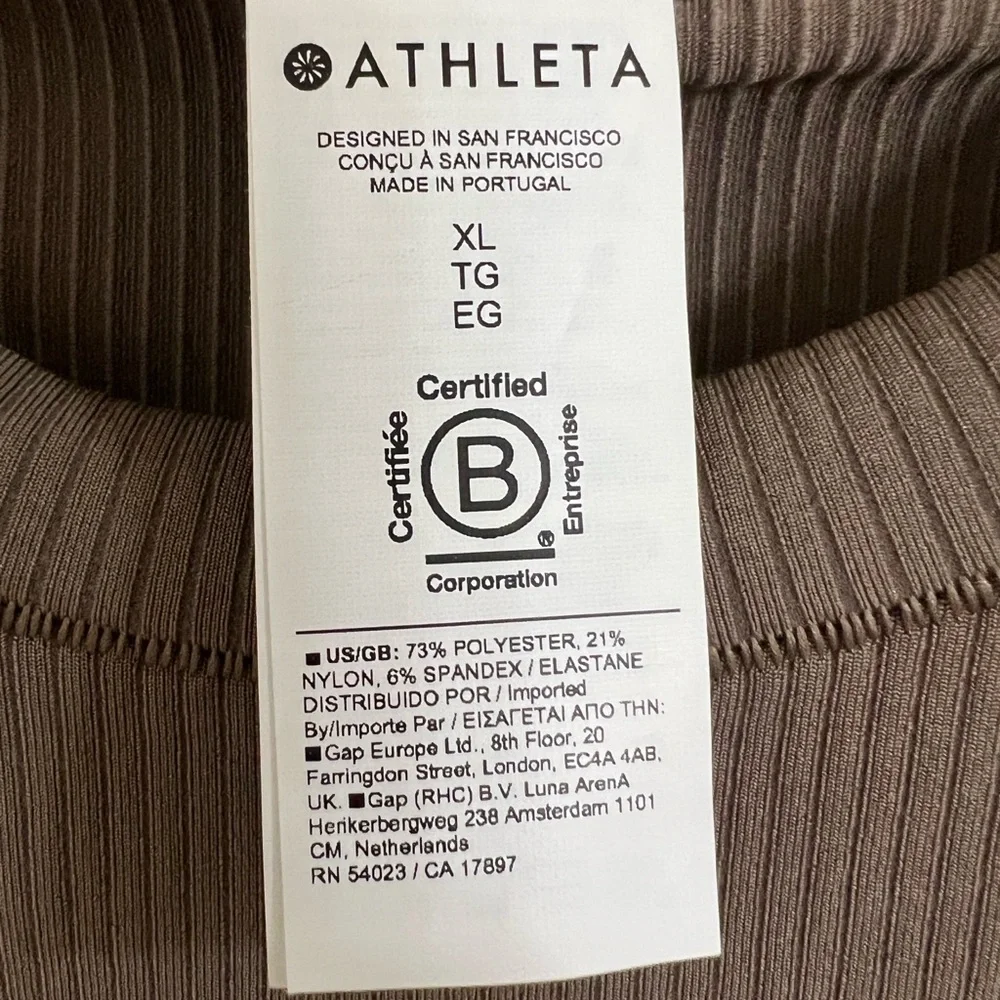 Athleta Ribbed Tank Top - Picture 3 of 3
